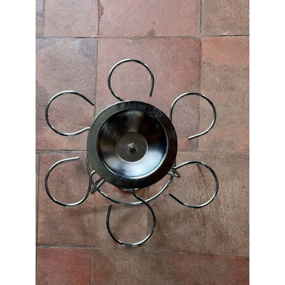 Stainless Steel 6 Cup Rotating Fundue Carousel Only - Picture 6 of 6